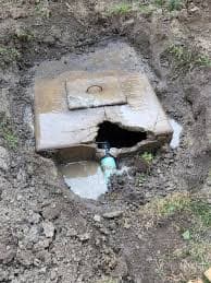 Renovation of sewerage system at our school.